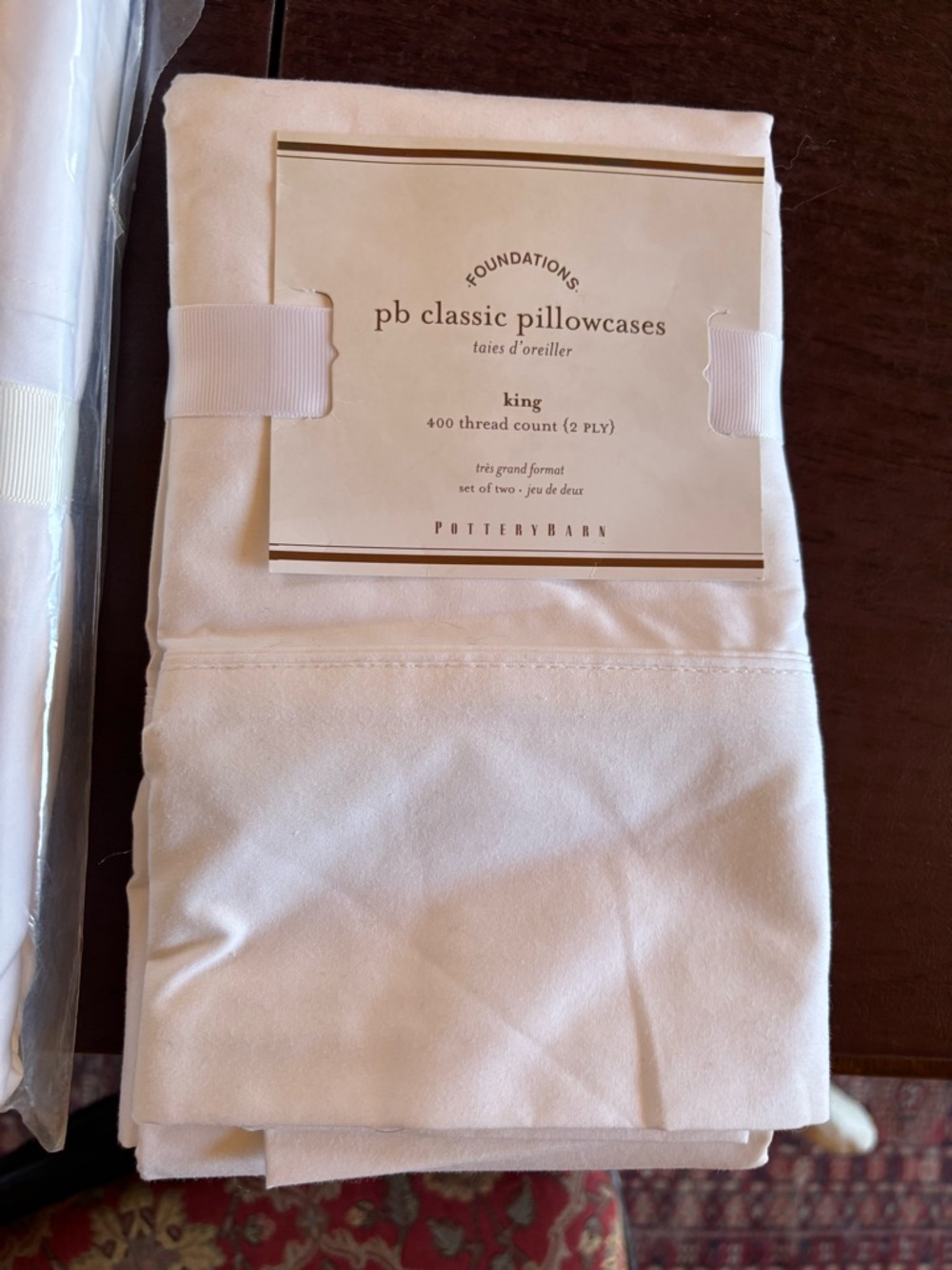 Pottery Barn NWT Essential sheet set - Picture 4 of 7